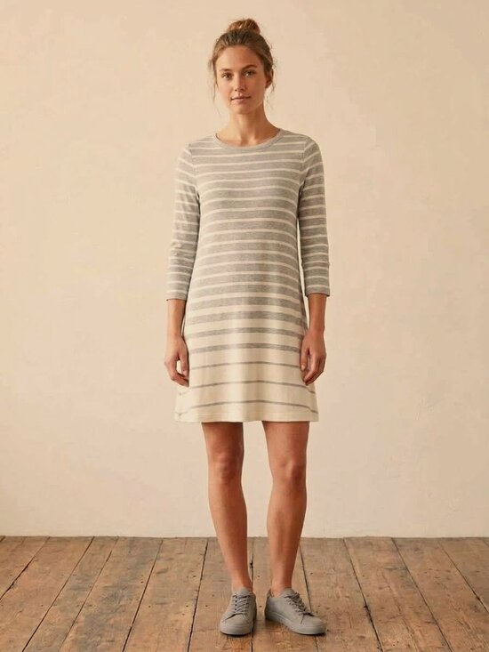 Lou & Grey Dresses & Skirts - NWT Lou & Grey Signaturesoft striped swing dress, size M